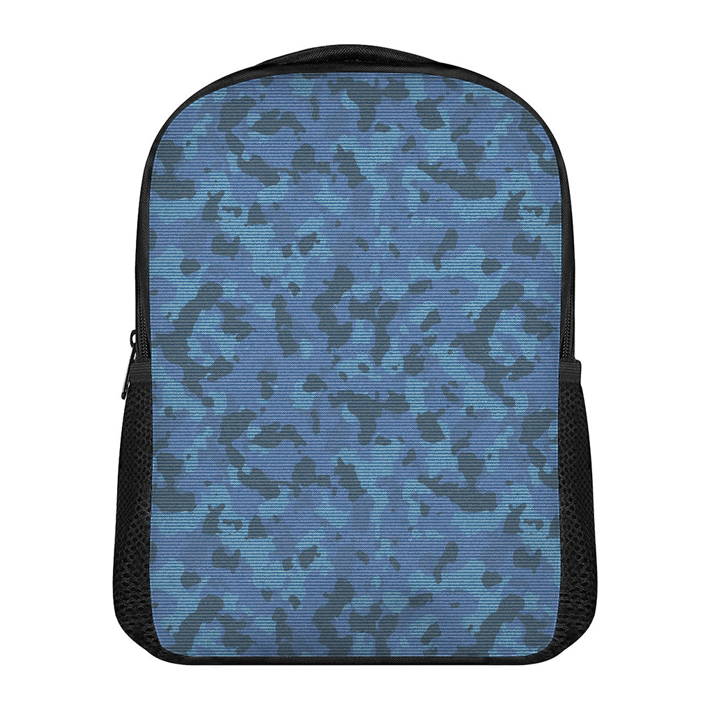 Camouflage Denim Jeans Pattern Print Casual Backpack