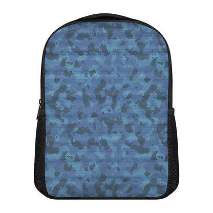 Camouflage Denim Jeans Pattern Print Casual Backpack