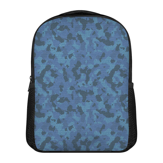 Camouflage Denim Jeans Pattern Print Casual Backpack