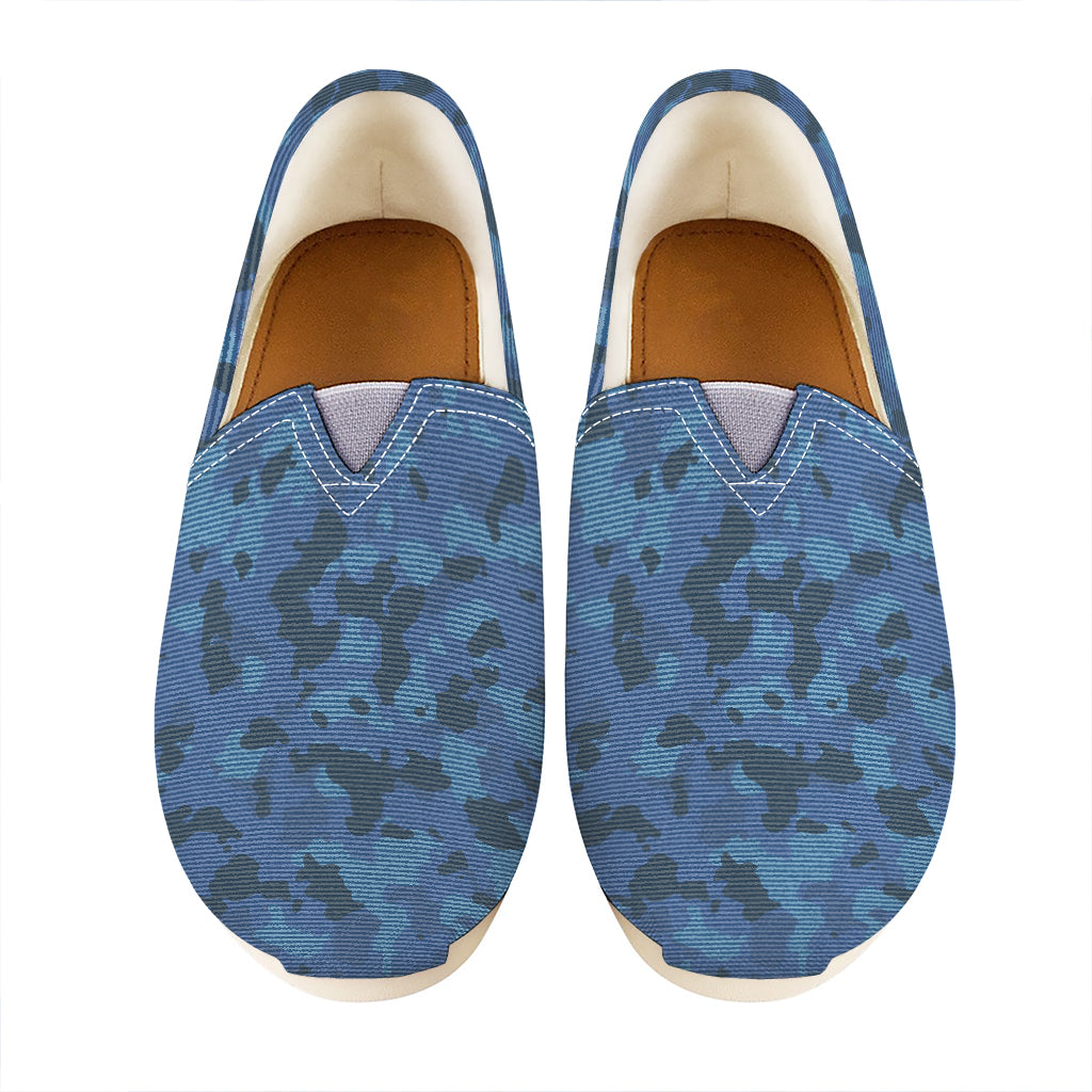 Camouflage Denim Jeans Pattern Print Casual Shoes