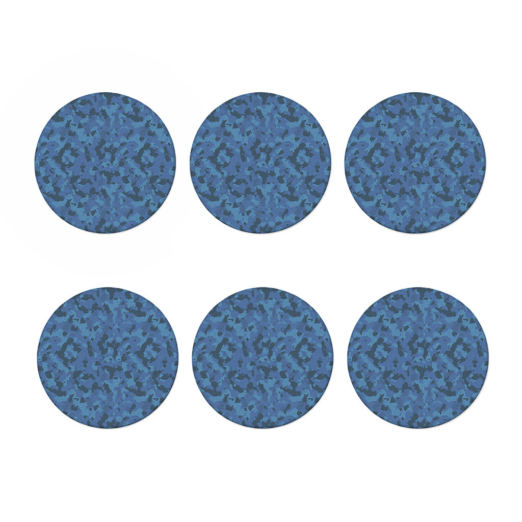 Camouflage Denim Jeans Pattern Print Coaster Set