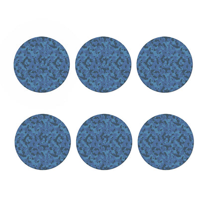 Camouflage Denim Jeans Pattern Print Coaster Set