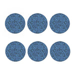 Camouflage Denim Jeans Pattern Print Coaster Set
