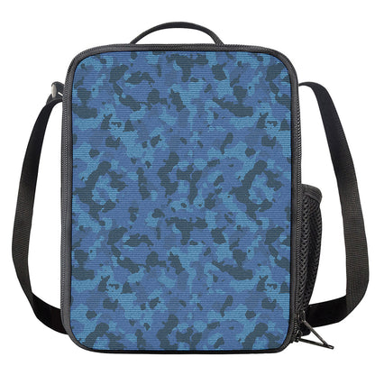 Camouflage Denim Jeans Pattern Print Crossbody Lunch Bag