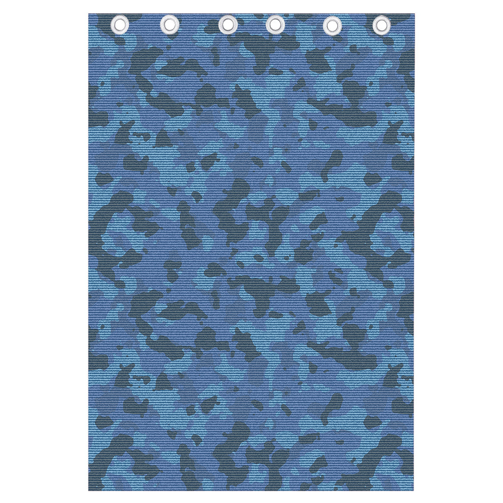 Camouflage Denim Jeans Pattern Print Curtain