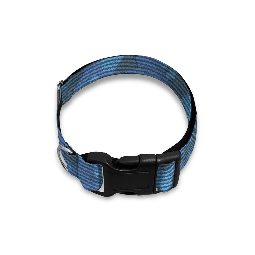 Camouflage Denim Jeans Pattern Print Dog Collar