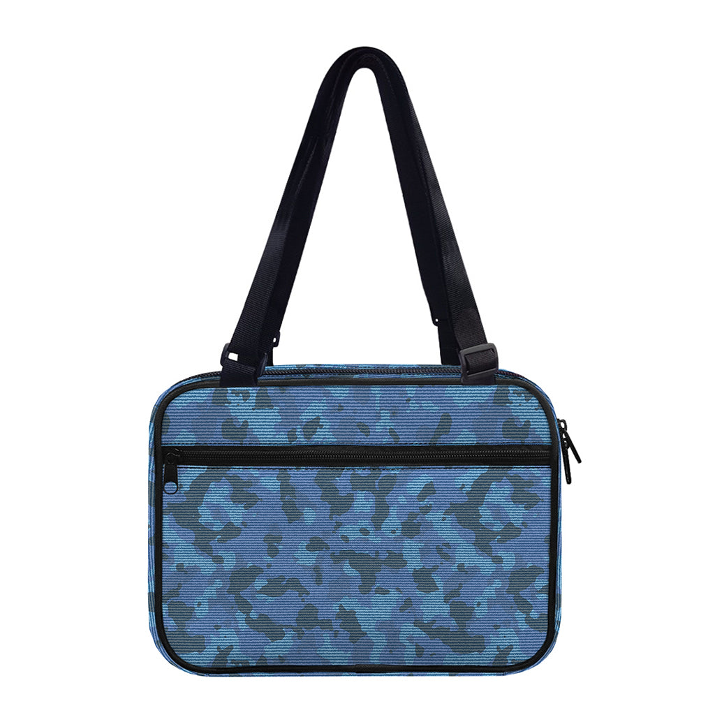Camouflage Denim Jeans Pattern Print Double Strap Bible Bag