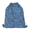 Camouflage Denim Jeans Pattern Print Drawstring Bag