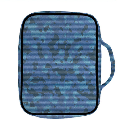 Camouflage Denim Jeans Pattern Print Front Pocket Bible Bag
