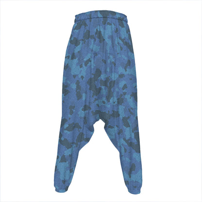 Camouflage Denim Jeans Pattern Print Hammer Pants