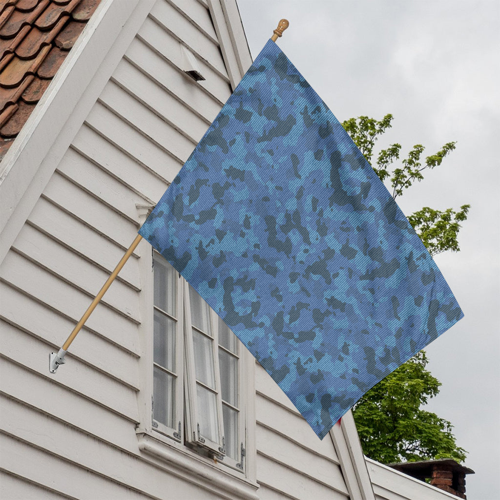 Camouflage Denim Jeans Pattern Print House Flag