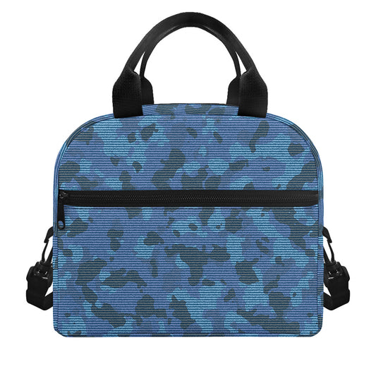 Camouflage Denim Jeans Pattern Print Insulated Lunch Bag