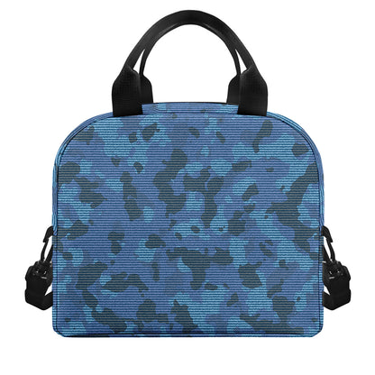 Camouflage Denim Jeans Pattern Print Insulated Lunch Bag