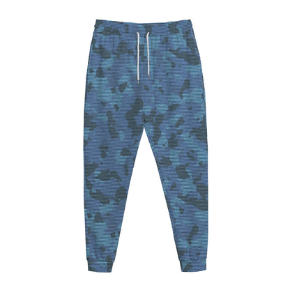 Camouflage Denim Jeans Pattern Print Jogger Pants