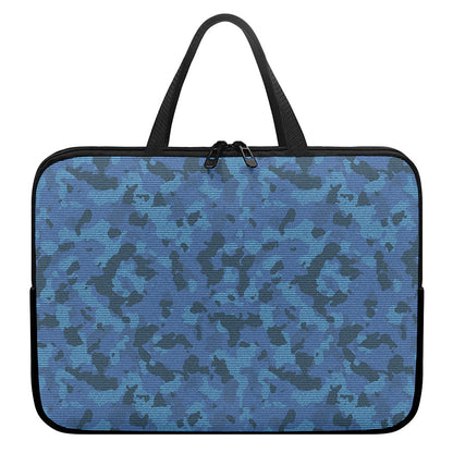Camouflage Denim Jeans Pattern Print Laptop Sleeve With Handle