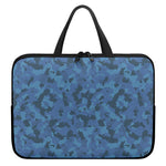 Camouflage Denim Jeans Pattern Print Laptop Sleeve With Handle