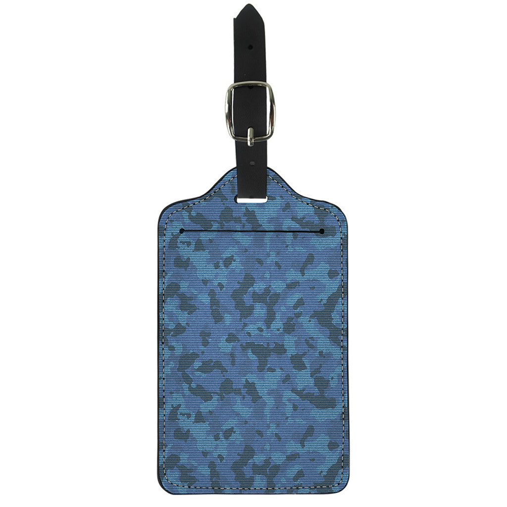 Camouflage Denim Jeans Pattern Print Luggage Tag