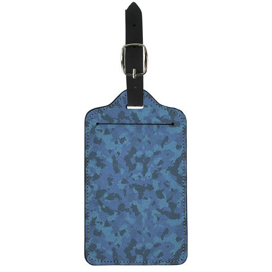 Camouflage Denim Jeans Pattern Print Luggage Tag