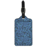 Camouflage Denim Jeans Pattern Print Luggage Tag