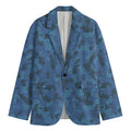 Camouflage Denim Jeans Pattern Print Men's Blazer
