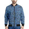 Camouflage Denim Jeans Pattern Print Men's Bomber Jacket