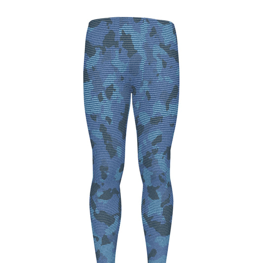 Camouflage Denim Jeans Pattern Print Men's leggings