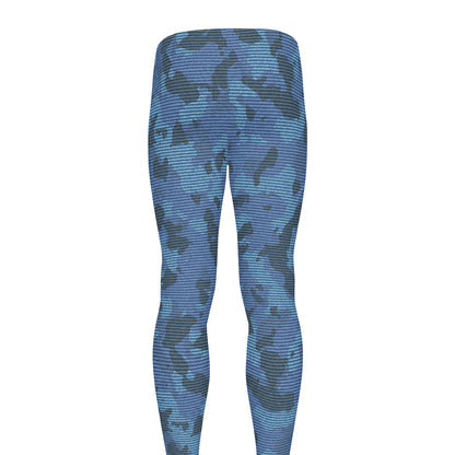 Camouflage Denim Jeans Pattern Print Men's leggings