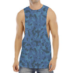 Camouflage Denim Jeans Pattern Print Men's Muscle Tank Top