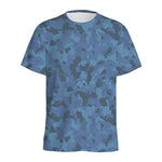 Camouflage Denim Jeans Pattern Print Men's Sports T-Shirt