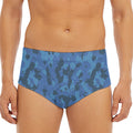 Camouflage Denim Jeans Pattern Print Men's Triangle Swim Briefs