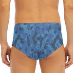 Camouflage Denim Jeans Pattern Print Men's Triangle Swim Briefs
