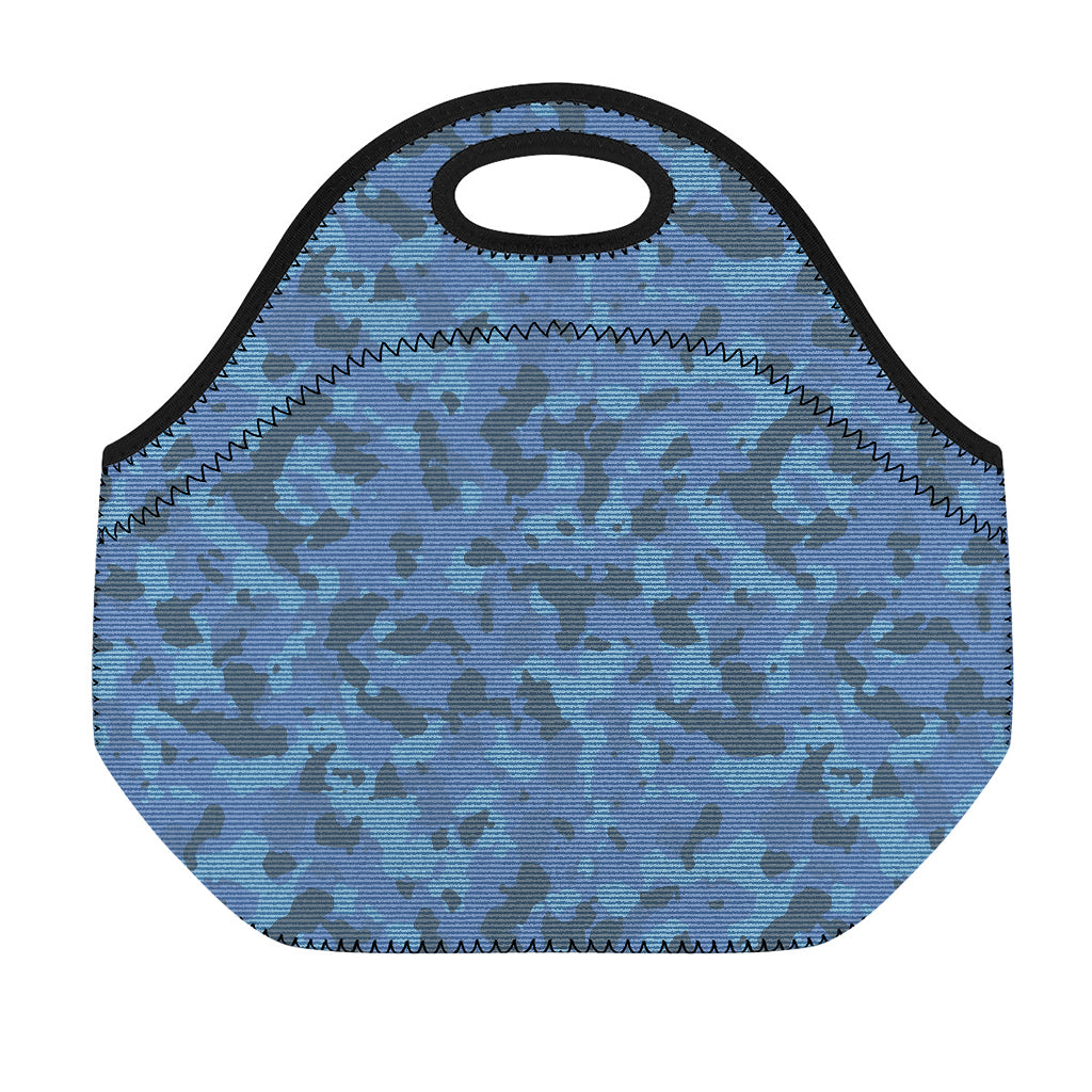 Camouflage Denim Jeans Pattern Print Neoprene Lunch Bag