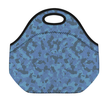Camouflage Denim Jeans Pattern Print Neoprene Lunch Bag