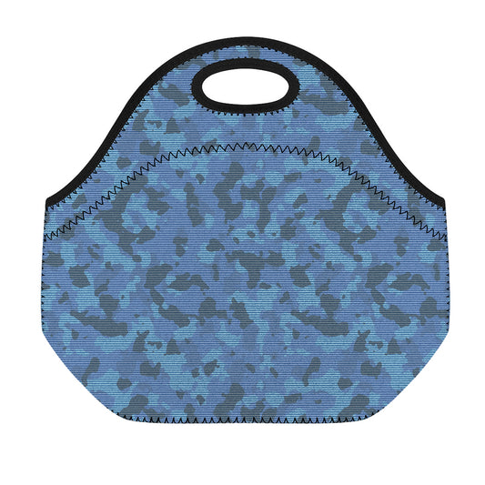 Camouflage Denim Jeans Pattern Print Neoprene Lunch Bag