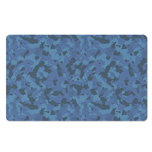 Camouflage Denim Jeans Pattern Print Polyester Doormat