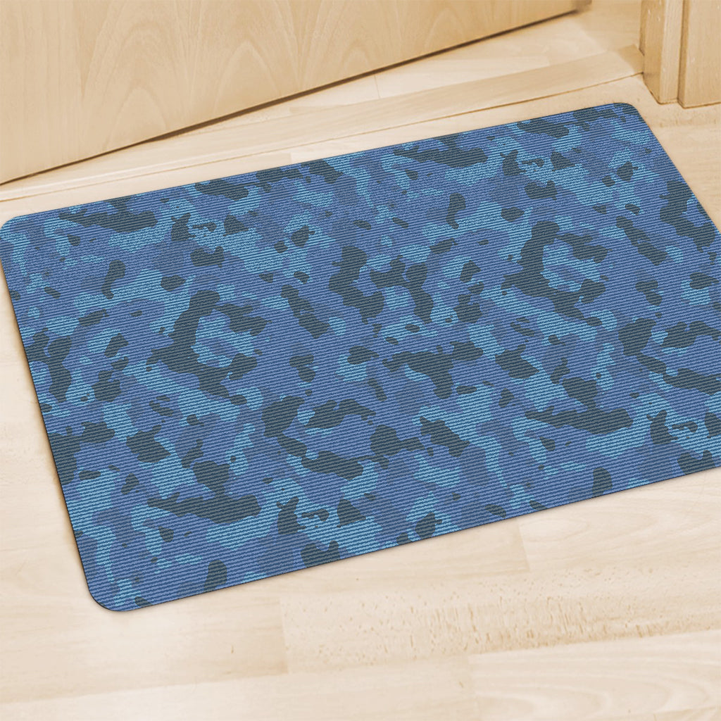 Camouflage Denim Jeans Pattern Print Polyester Doormat