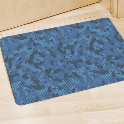 Camouflage Denim Jeans Pattern Print Polyester Doormat