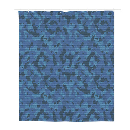 Camouflage Denim Jeans Pattern Print Polyester Shower Curtain