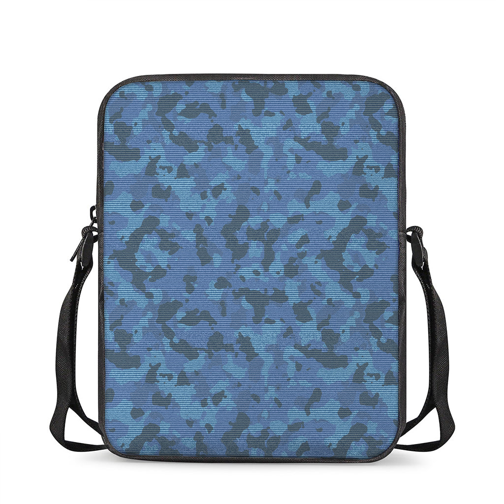 Camouflage Denim Jeans Pattern Print Rectangular Crossbody Bag
