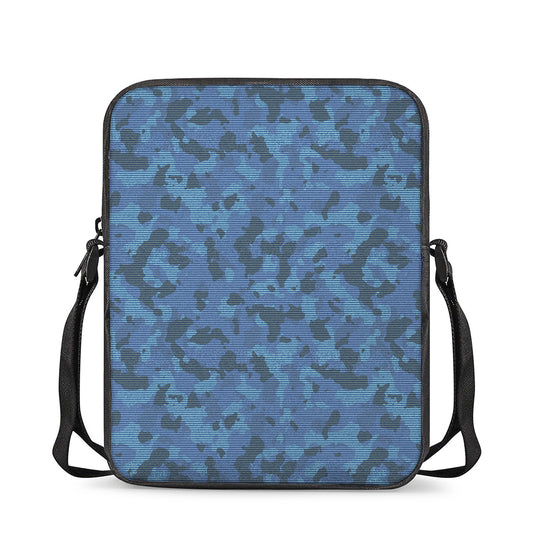 Camouflage Denim Jeans Pattern Print Rectangular Crossbody Bag