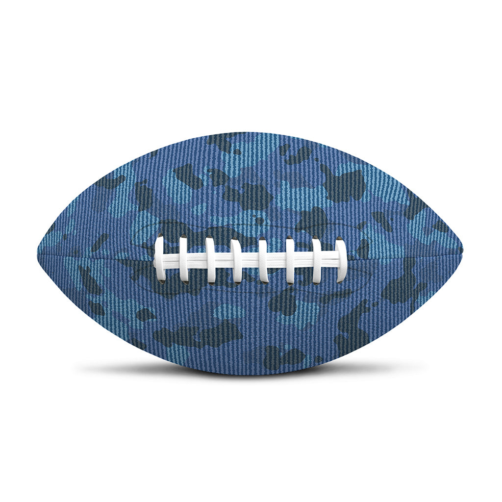 Camouflage Denim Jeans Pattern Print Rugby Ball