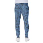 Camouflage Denim Jeans Pattern Print Scuba Joggers