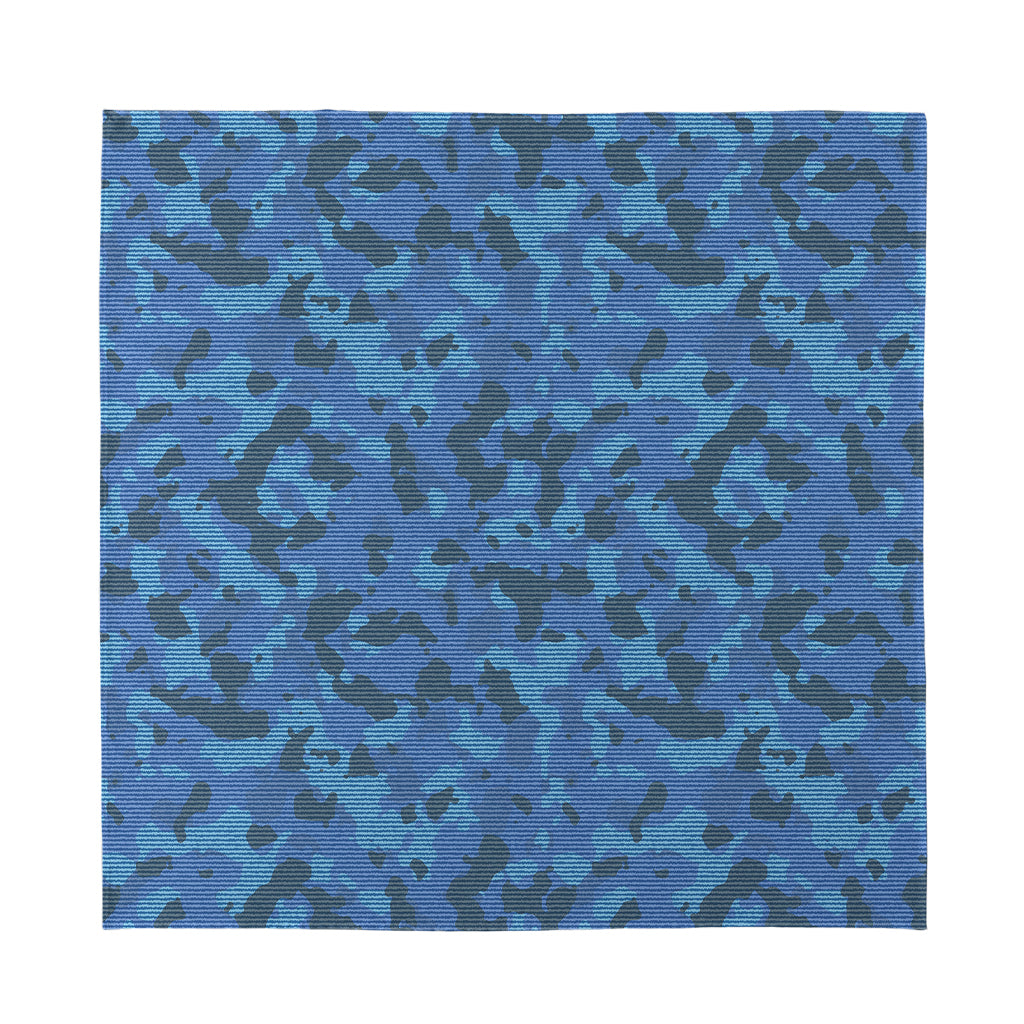 Camouflage Denim Jeans Pattern Print Silk Bandana