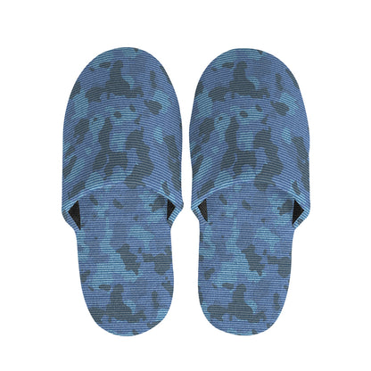 Camouflage Denim Jeans Pattern Print Slippers
