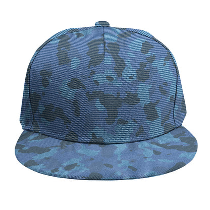 Camouflage Denim Jeans Pattern Print Snapback Cap