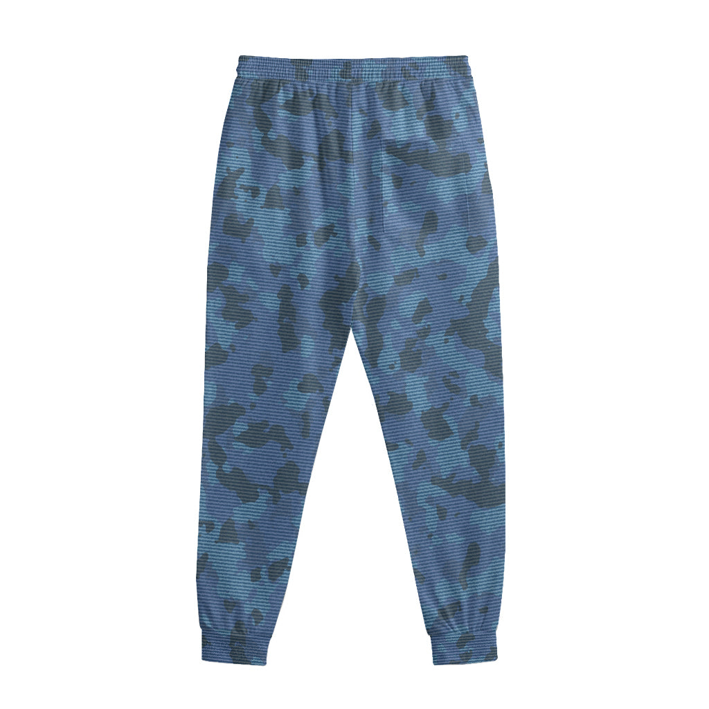 Camouflage Denim Jeans Pattern Print Sweatpants