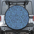 Camouflage Denim Jeans Pattern Print Tire Cover