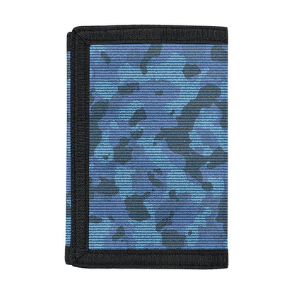 Camouflage Denim Jeans Pattern Print Trifold Wallet