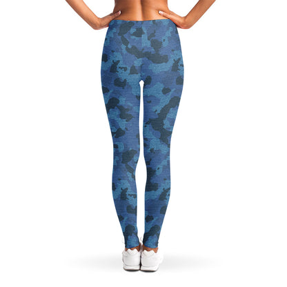 Camouflage Denim Jeans Pattern Print Women's Leggings