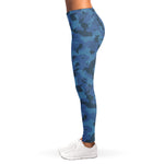 Camouflage Denim Jeans Pattern Print Women's Leggings